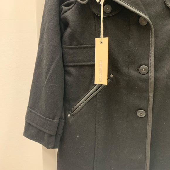 Diesel girls coat black size 7 - Picture 4 of 7